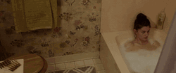 Lady Indulges In Relaxing Self Care Bubble Bath GIF