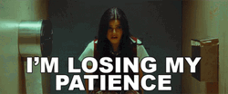 Lady Loses Her Patience GIF