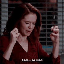 Lady Saying I'm So Mad GIF