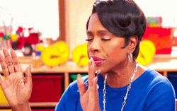 Lady Silently Pray GIF