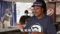 Lady Singing No No GIF