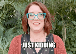 Lady Smiled And She Was Just Kidding GIF