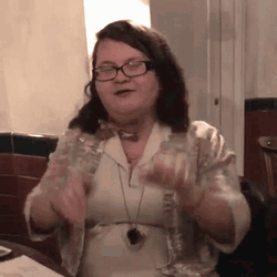 Lady Smiling Kip Yes GIF