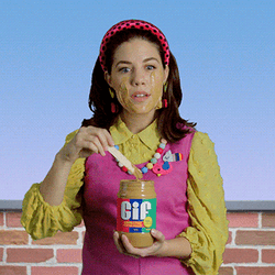 Lady Teacher Applies Peanut Butter As Mask GIF