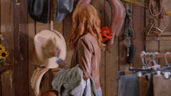 Lady Wearing Hat Yeehaw GIF