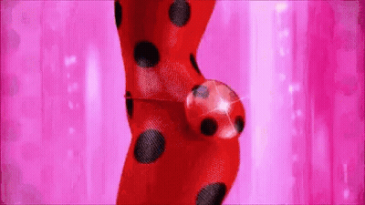 Ladybug Close Up Pink Background GIF