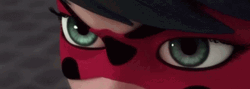 Ladybug Fierce Eyes Looking Around GIF