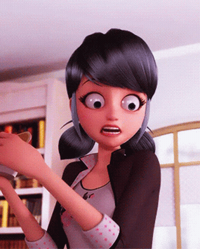 Ladybug On Duck's Beak GIF