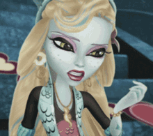 Lagoona Blue Annoyed Monster High GIF