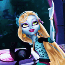 Lagoona Blue Monster High Gossip GIF