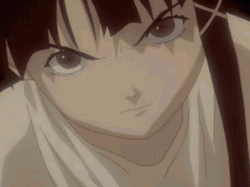 Lain Anime Looking Angry GIF