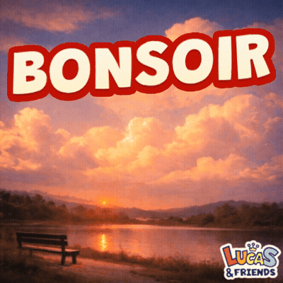 Lake With Bonsoir Lucas & Friends GIF