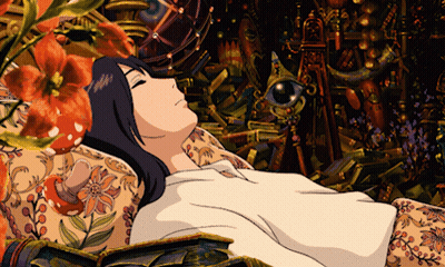 Lake With Person Lying On Shore GIF