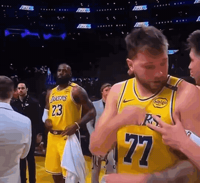Lakers And Orlando Basketball Game GIF