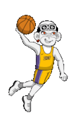 Lakers Basketball Sticker GIF
