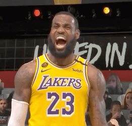 Lakers Lebron James Crazy Laugh GIF