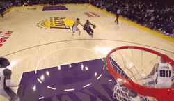 Lakers Lebron James Poster Dunk GIF