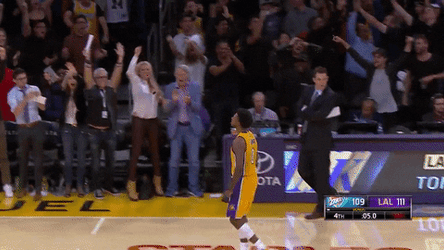 Lakers Players Chest Bump GIF