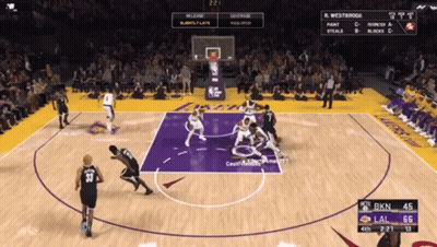 Lakers Vs Bucks Basketball Game GIF