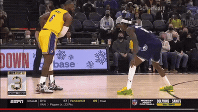 Lakers Vs Dolphins Basketball Game On ESPN GIF