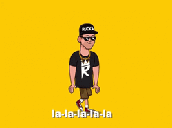 Lalala Hip Hop Song With A Twist GIF