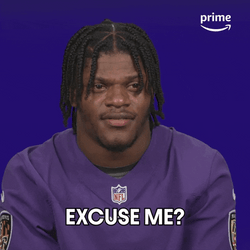 Lamar Jackson Excuse Me GIF