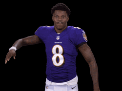 Lamar Jackson Hitting Gesture GIF