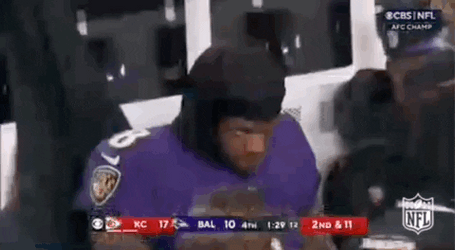 Lamar Jackson Serious Face GIF