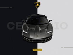  Lamborghini Centenario Gray 3D Model GIF