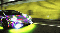 Lamborghini Prismatic Paint Cool Cars GIF