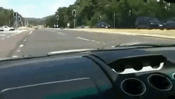 Lamborghini Sports Car Neon Yellow Chase GIF