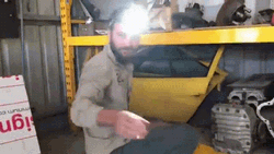 Lamborghini Sports Car Vintage Repair GIF