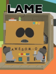 Lame Osomo Robot Shaking Head GIF