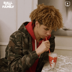 Lamelo Ball Drinking GIF