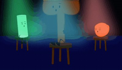 Lamp, Marshmallow, And Red Ball GIF