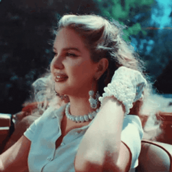 Lana Del Rey Driving Topdown Car GIF