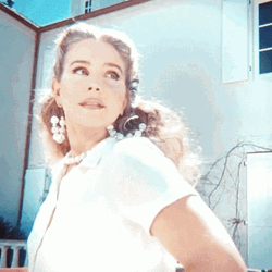 Lana Del Rey In A Mask GIF