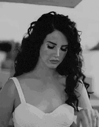Lana Del Rey In Curls GIF