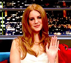 Lana Del Rey Says Sup GIF