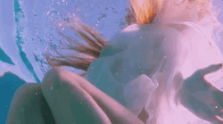 Lana Del Rey Underwater Dive GIF