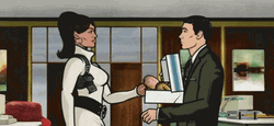 Lana Kane Archer Throw Away The Dougnuts GIF