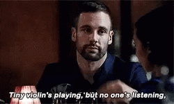 Lance Hunter Playing Smallest Violin GIF