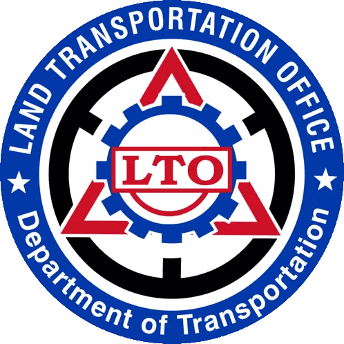 Land Transportation Office Logo Blue Red Sticker