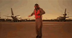 Landing Personnel Dancing Landed GIF