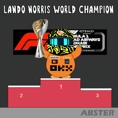 Lando Norris World Champion Cartoon GIF
