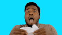 Landon Moss Covering Sneeze GIF