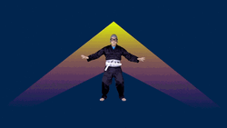 Landscape Martial Arts Karate Chop GIF