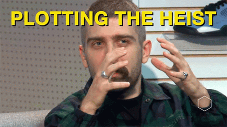 Landscape Plotting The Heist GIF