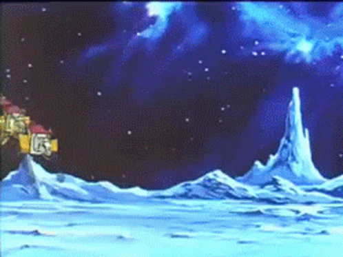 Landscape With Mountain In The Distance GIF
