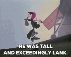  Lanky Figure Walked Slowly GIF